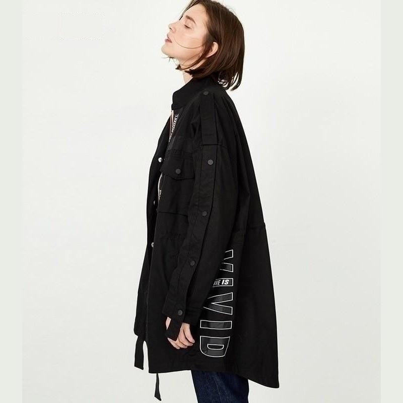 ONLY  Women Loose Fit Trench long Coat jacket 2019|118136506