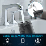 Portable Dental Flosser Cordless Oral Irrigator With Travel Case 300ML Rechargeable Battery Water Flosser Teeth