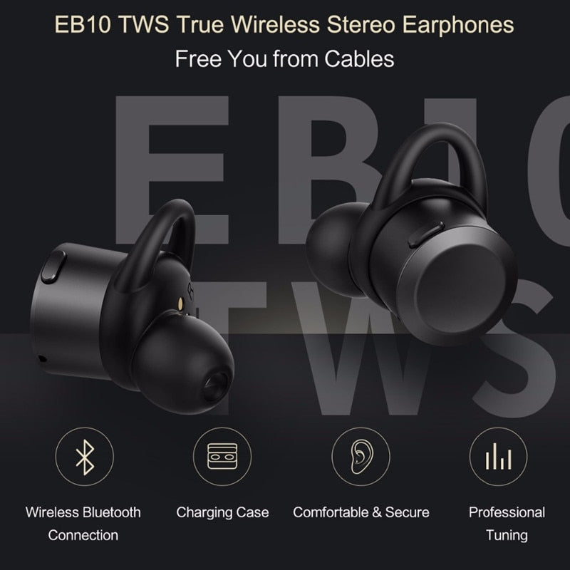 Super Bass  Cable-Free Stereo Long-Lasting  Bluthooth Professional Earbuds For Apple and Samsung Mobiles