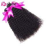Reshine Brazilian Kinky Curly Hair 4 Bundles Deals 100% Human Hair Jerry Curl Weave Bundles 10 26 Inch Remy Hair Extensions