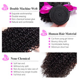 Reshine Brazilian Kinky Curly Hair 4 Bundles Deals 100% Human Hair Jerry Curl Weave Bundles 10 26 Inch Remy Hair Extensions