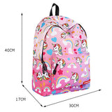 Floral Design Children's Portfolio Unicorn School Backpack
