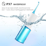 Soocas W3 Oral Irrigator Dental Portable Water Flosser Tips USB Rechargeable Water Jet Flosser IPX7 Irrigator for Cleaning Teeth