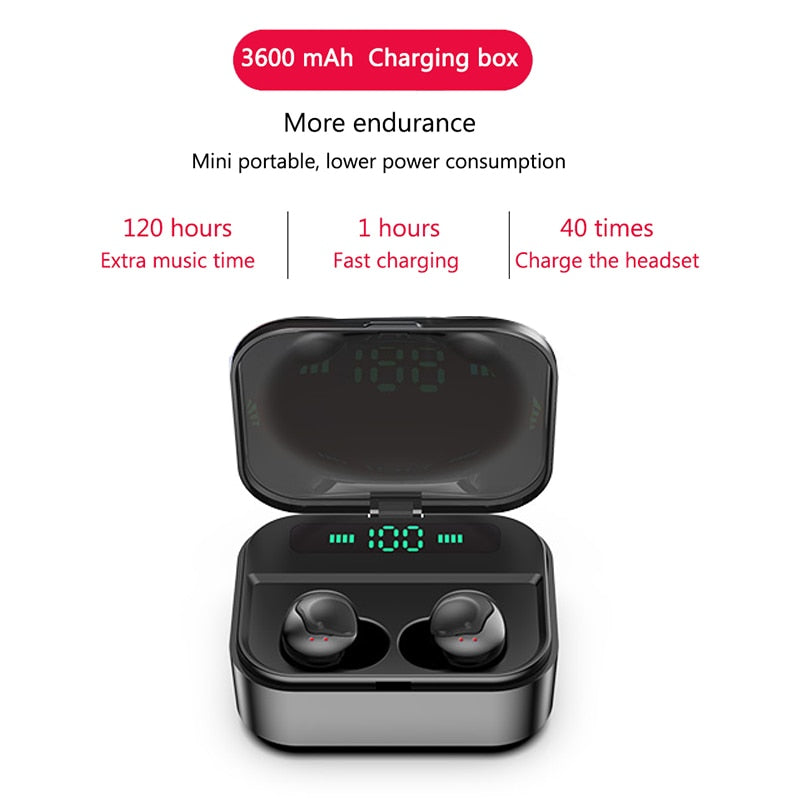 Active Noise Cancelling All In  One HD  Quality Wireless Bluetooth Headphones  In-Ear Earbud For All Devices