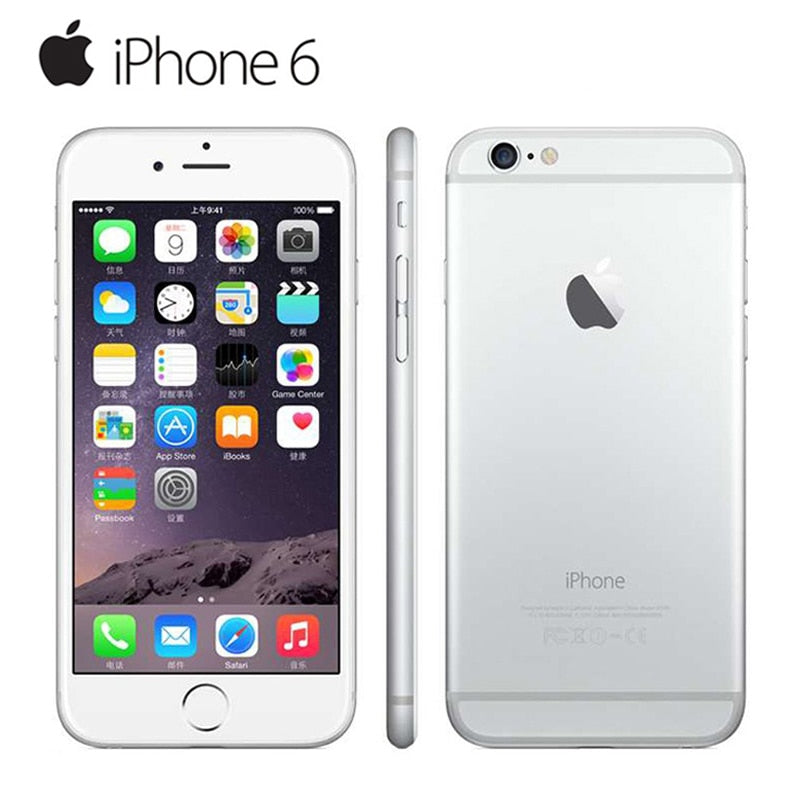 Unlocked Original Apple iPhone 6 LTE 4G Cell phones 1GB RAM 16/64/128GB iOS 4.7' 8.0MP Dual Core WIFI  GPS Mobile phone