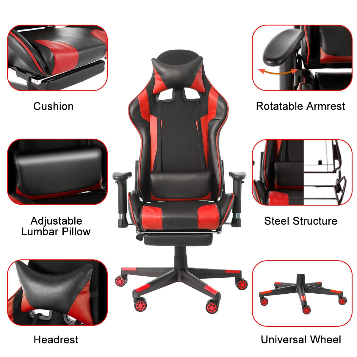 Unique Style Gaming Chair For Home Office Use For Commuter Desk Table