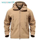 WOLFONROAD Outdoor Winter Softshell Windproof, Waterproof Hiking Camping Jacket