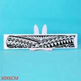 Waterproof Temporary Tattoo Sticker Tribal totem band Fake Tatto Personality Flash Tatoo Waist Arm Foot Tato for Girl Women Men