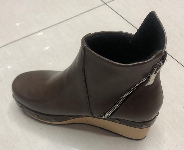 PU Leather Platform Ladies Vintage 2020