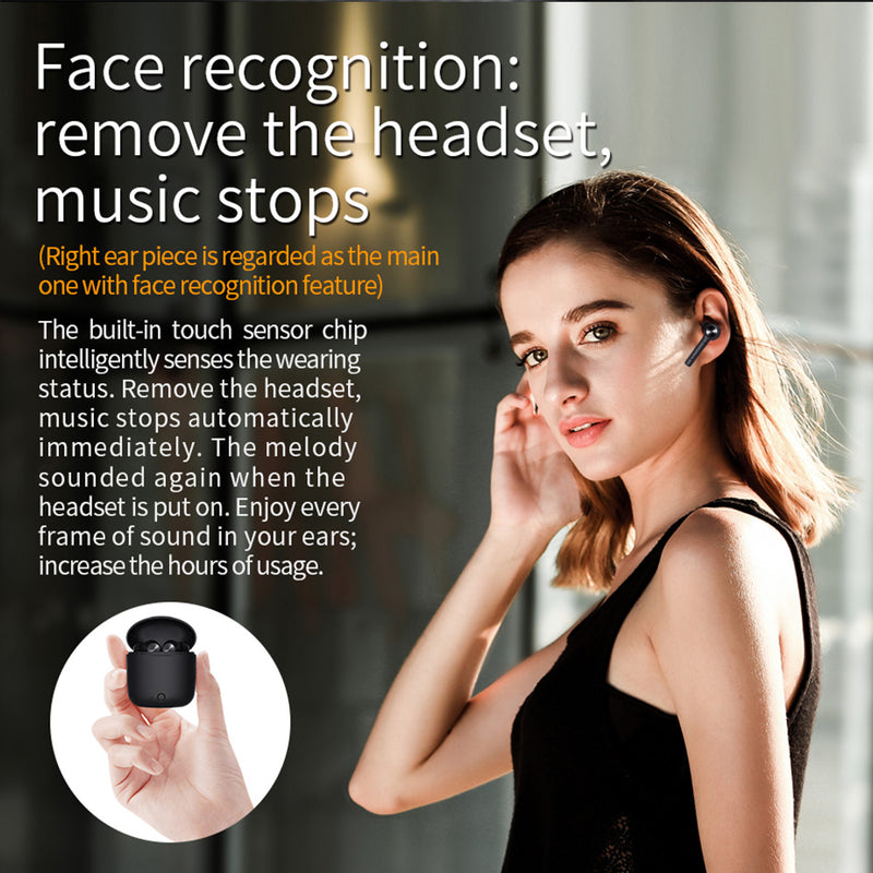 Noise Cancelling Sporty Pure Bassing Wireless Earbud  For Apple and Android Devices
