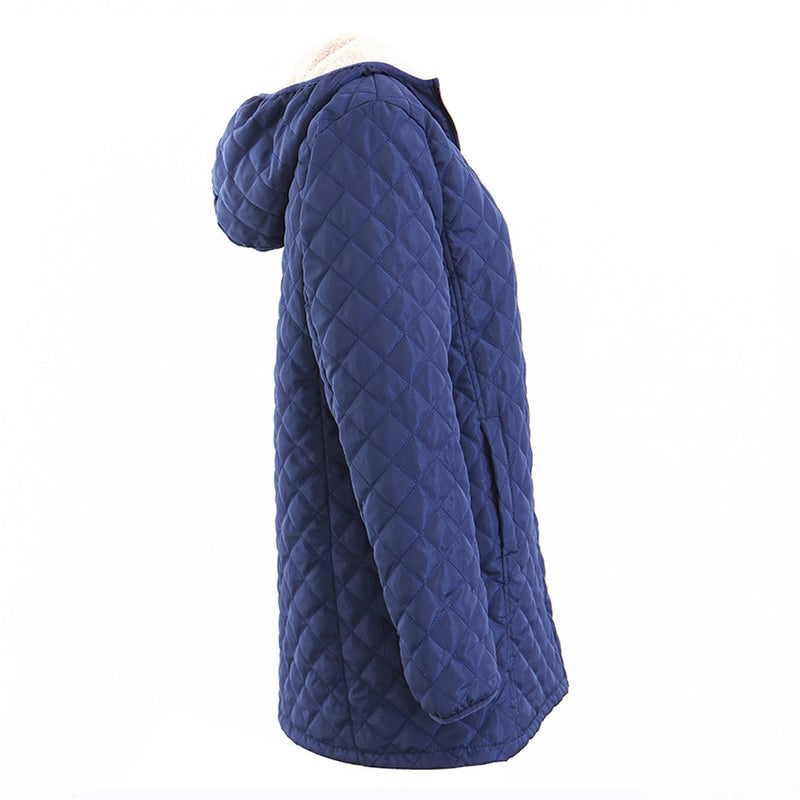 Hooded Autumn To Winter Cashmere Parka Female Coats