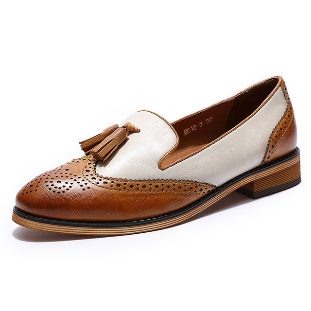 Ladies Slip on Tassel Penny Loafer Casual Flat Shoe