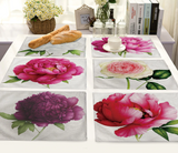 Rose Pattern Table Mat