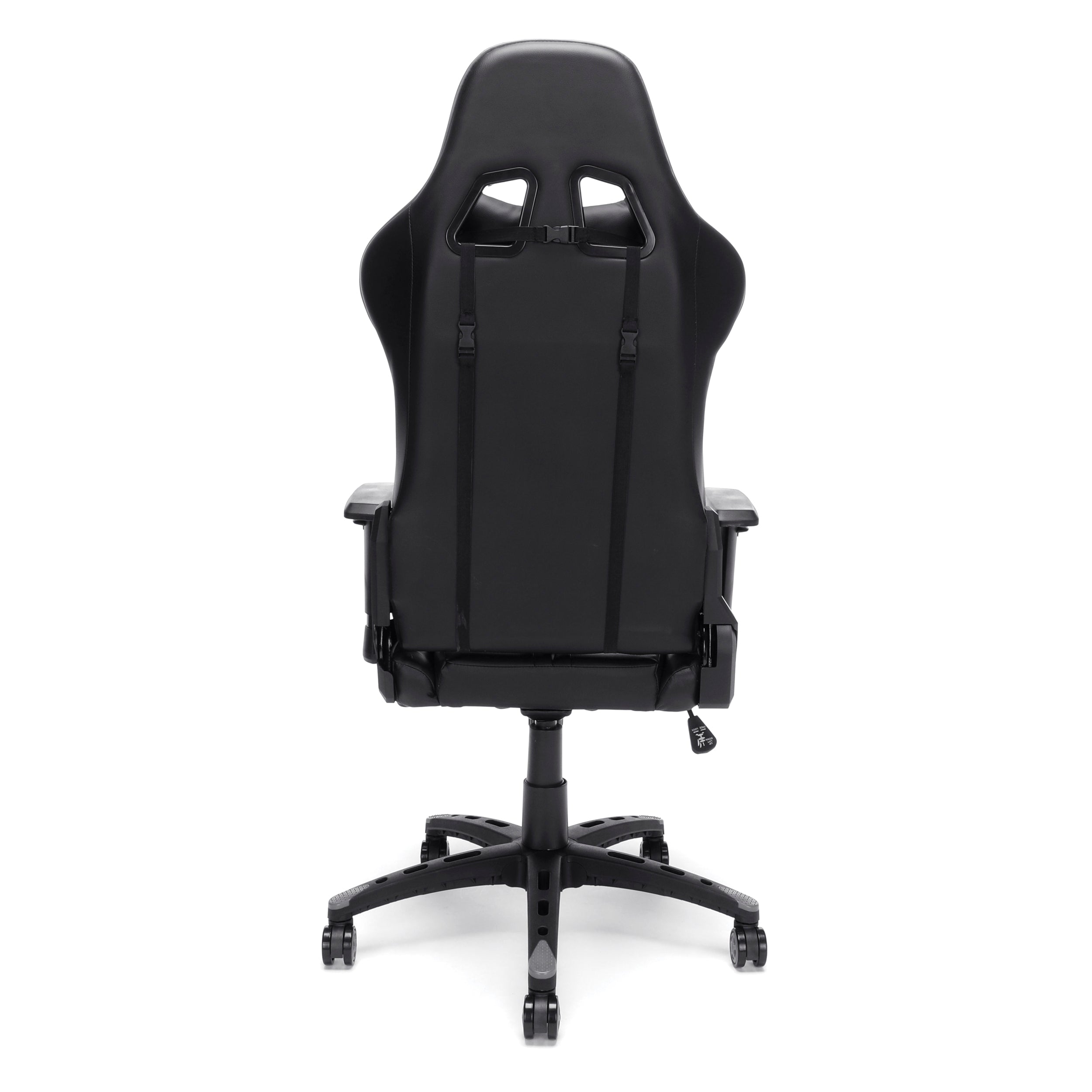 Height Adjustable Reclining Gaming Chair For Home Office Use Black and Gray