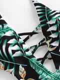 Tropical Plunge Neckline Monokini