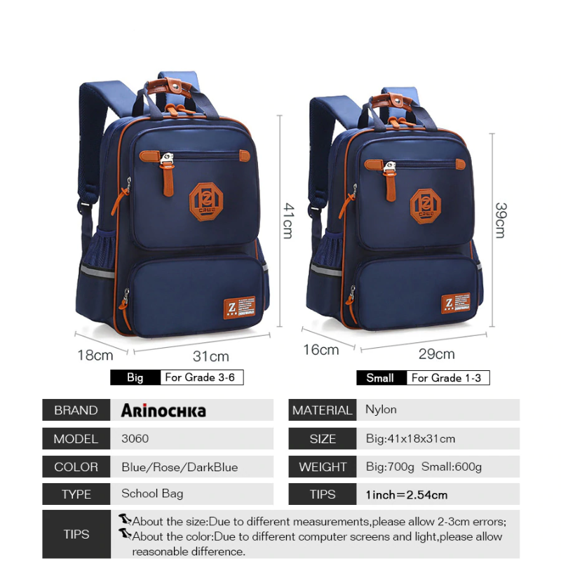Children's Primary School Waterproof Backpacks For Schoolbag
