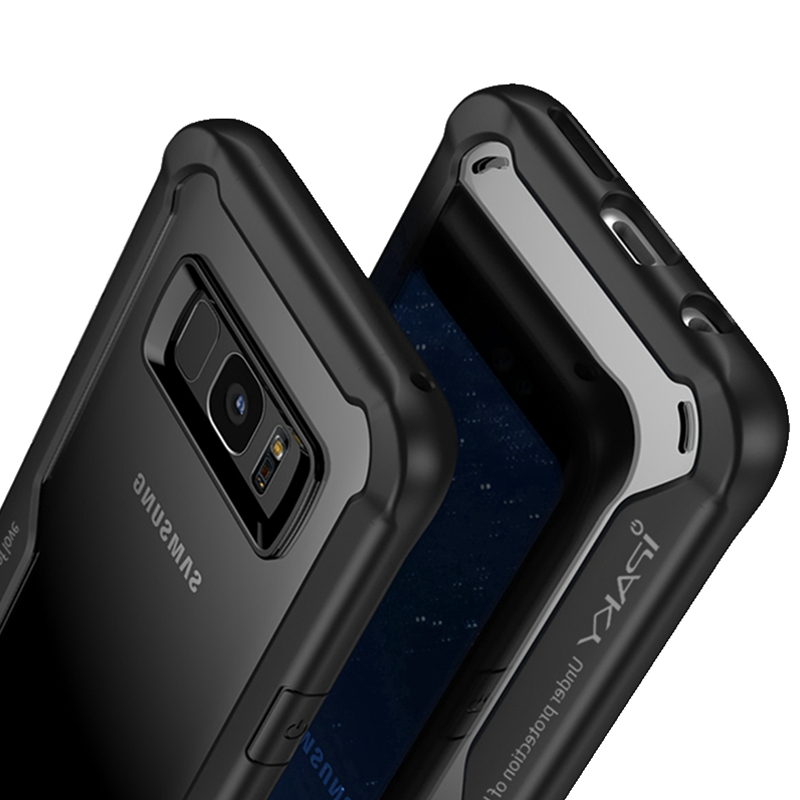 Original Samsung Shocking Proof Galaxy S8 S9 S10 Luxury Transparent Silicon TPU Cover Case For Samsung S8 Case