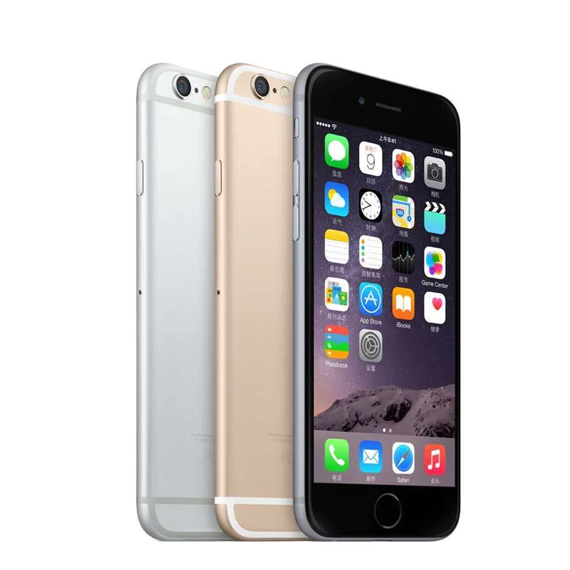 Unlocked Original Apple iPhone 6 LTE 4G Cell phones 1GB RAM 16/64/128GB iOS 4.7' 8.0MP Dual Core WIFI  GPS Mobile phone