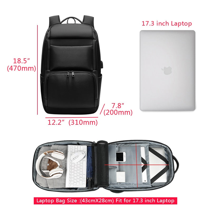 Men's Multipurpose  Using  Anti Theft Travel & Business  Waterproof Laptop Bags