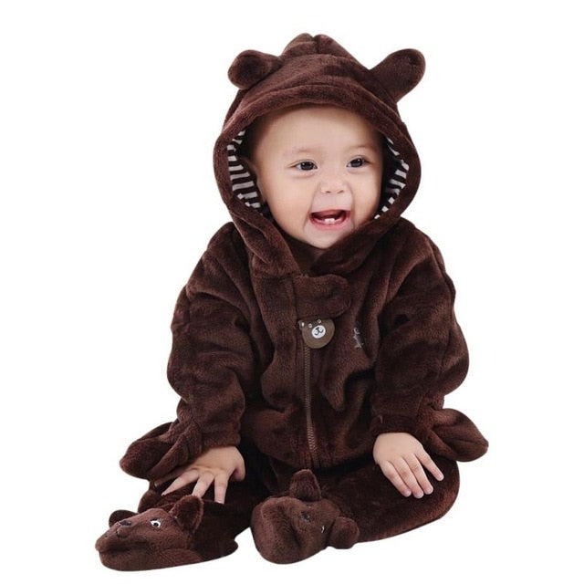 Infant Full Body Winter Warm Long sleeve Jumpsuit Pajama