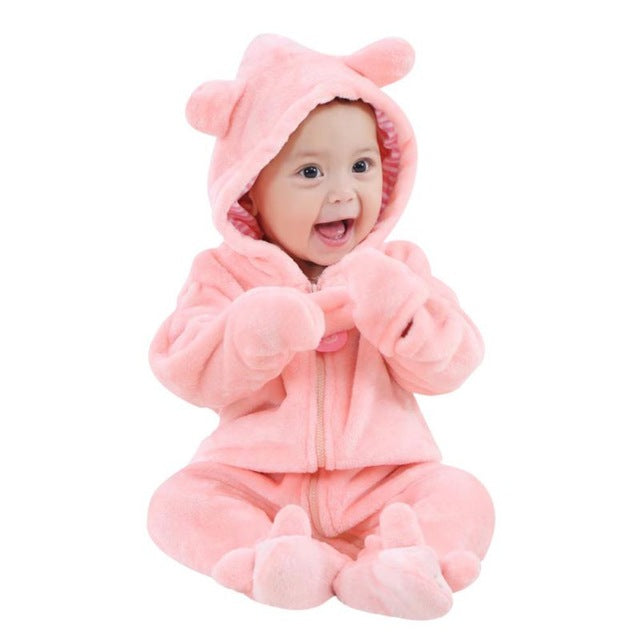 Infant Full Body Winter Warm Long sleeve Jumpsuit Pajama