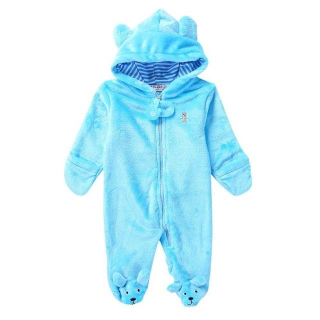 Infant Full Body Winter Warm Long sleeve Jumpsuit Pajama