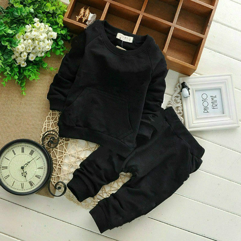 Long Sleeve Two Piece Sweatshirt For 3 Months To 24 Months Toddlers And Girls