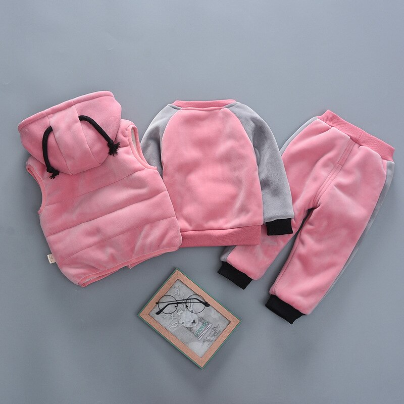 Kids Autumn To Winter Full Protecting Three Piece Full Body Tracksuit