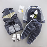 Three Piece Extra Warming Kids Clothing Set 0 - 4 Years Age Range
