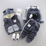 Three Piece Extra Warming Kids Clothing Set 0 - 4 Years Age Range