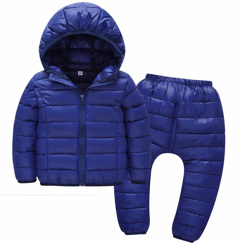 18 Months To 6Years Old Childrens Winer  Full Body Tracksuit For Winter Protection