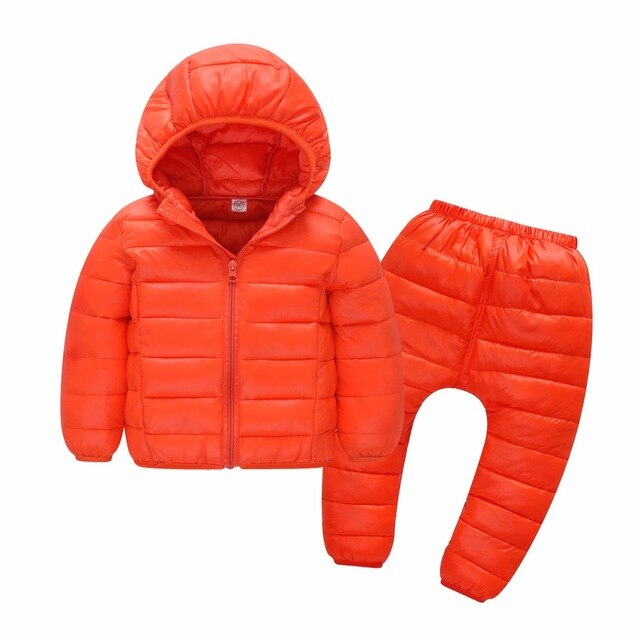 18 Months To 6Years Old Childrens Winer  Full Body Tracksuit For Winter Protection