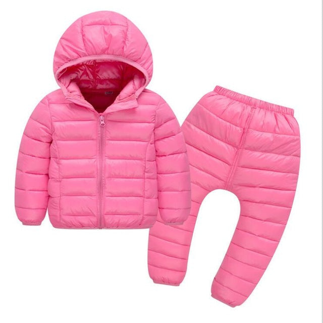 18 Months To 6Years Old Childrens Winer  Full Body Tracksuit For Winter Protection