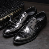 Mens Oxford Crocodile Business Shoe