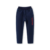 Fleece Lined Pull On Slim Fit Teenage Girl Embroider Jeans