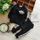 Long Sleeve Two Piece Sweatshirt For 3 Months To 24 Months Toddlers And Girls