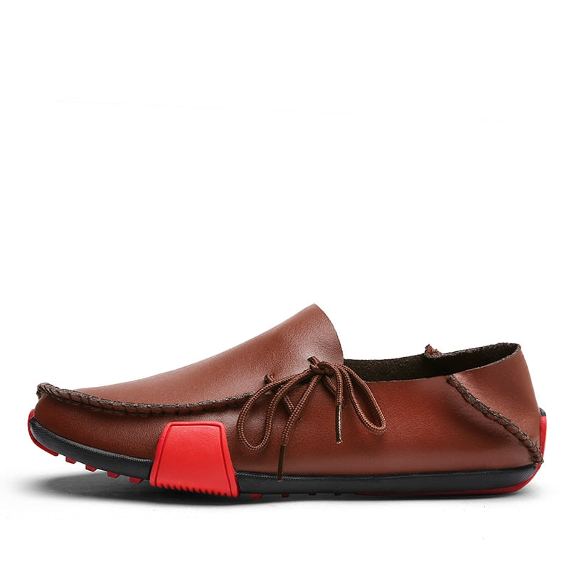Handmade Soft Leather Slip-on Boat