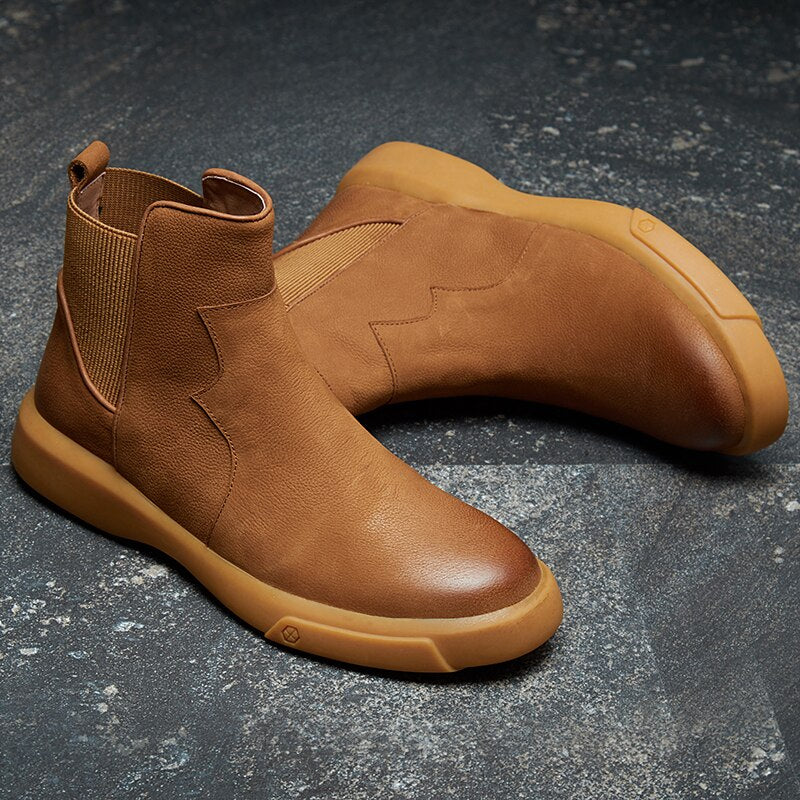 Genuine Leather High Top High Quality Gorgeous Winter Boot Men