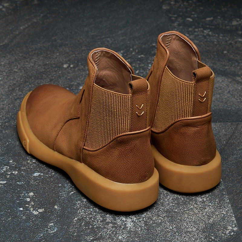 Genuine Leather High Top High Quality Gorgeous Winter Boot Men