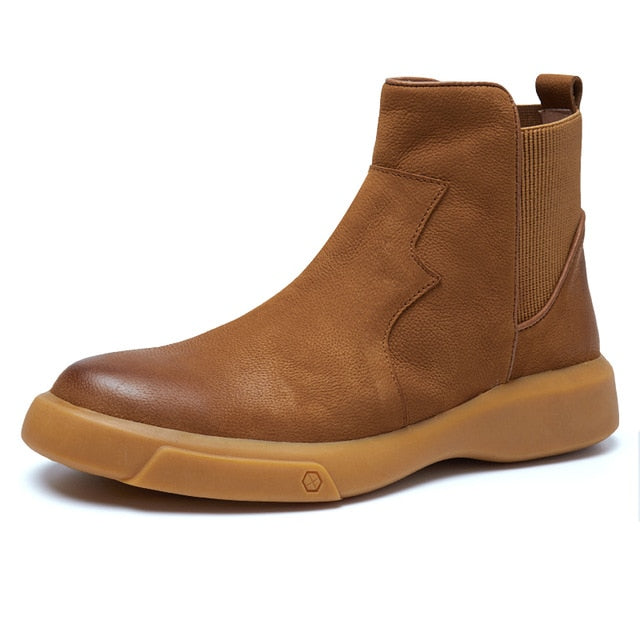 Genuine Leather High Top High Quality Gorgeous Winter Boot Men