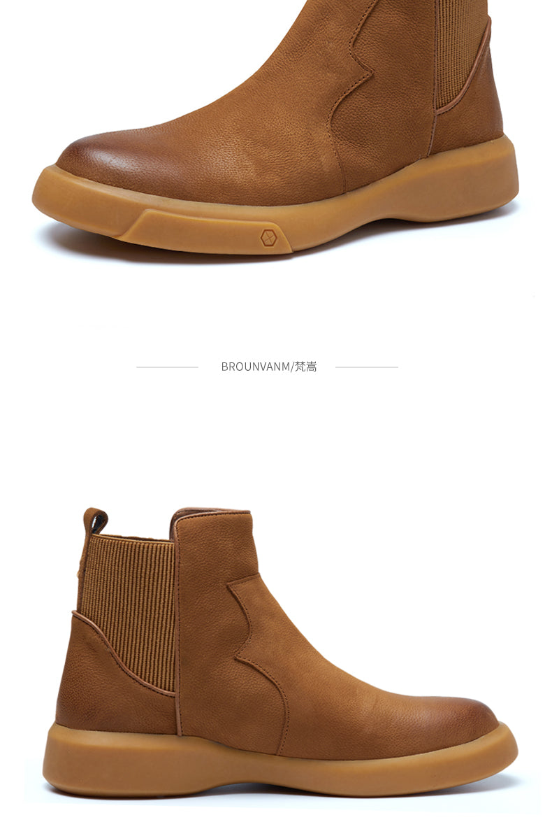 Genuine Leather High Top High Quality Gorgeous Winter Boot Men