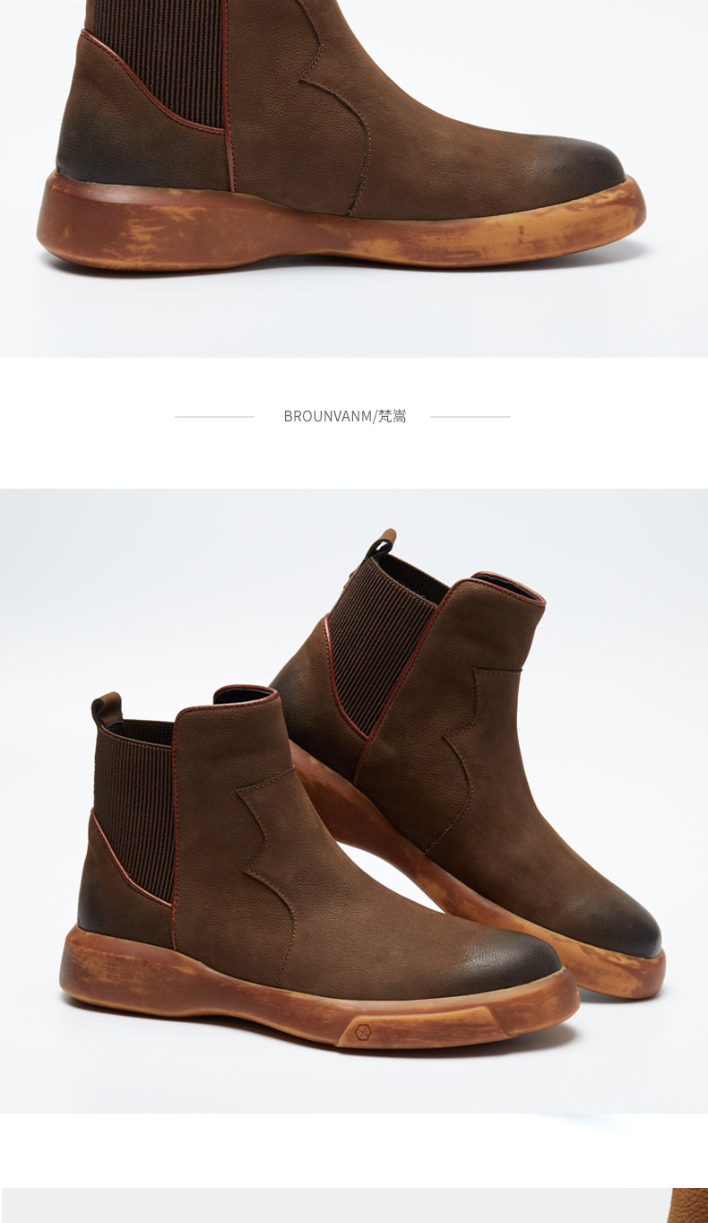 Genuine Leather High Top High Quality Gorgeous Winter Boot Men