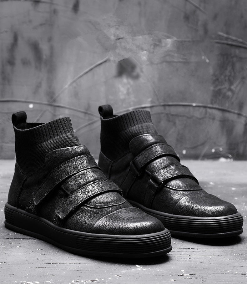 Genuine Leather Hook Ankle Boot  New 2020 UP