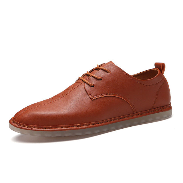 Mens Autumn Style Waterproof Business Boat Shoe