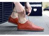 Mens Autumn Style Waterproof Business Boat Shoe