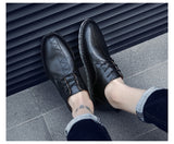 Mens Autumn Style Waterproof Business Boat Shoe