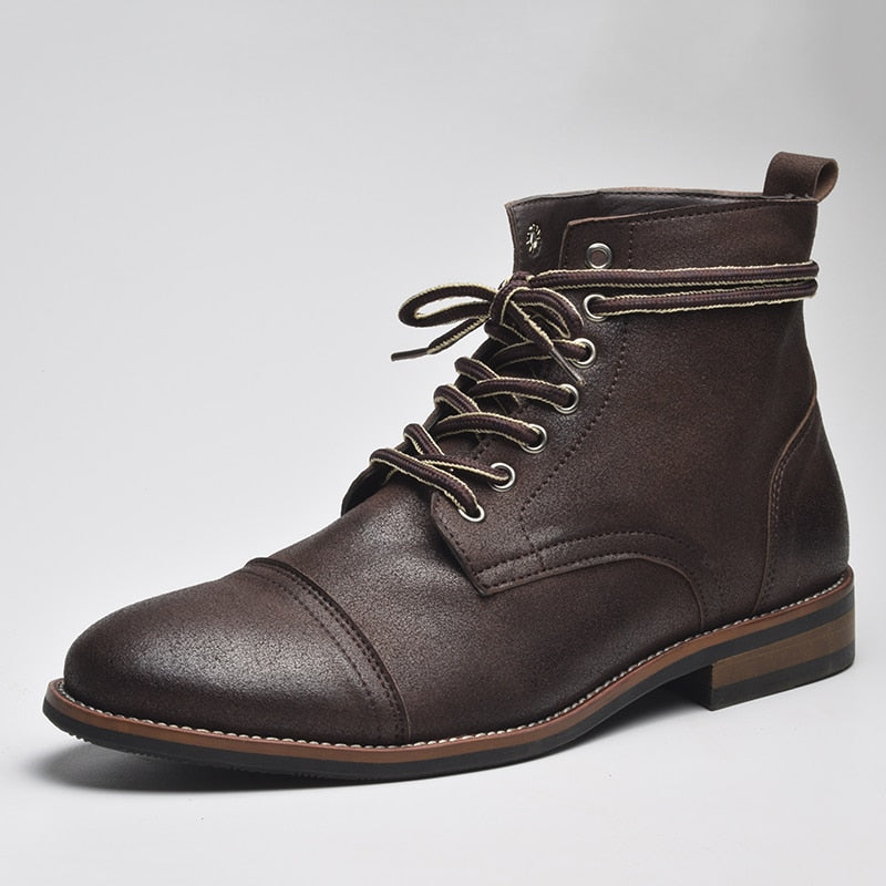 High Top Gorgeous Quality Stylish Mens Cowboy British Ankle Boot With Fur Inside