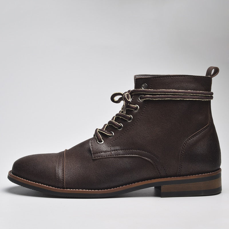 High Top Gorgeous Quality Stylish Mens Cowboy British Ankle Boot With Fur Inside