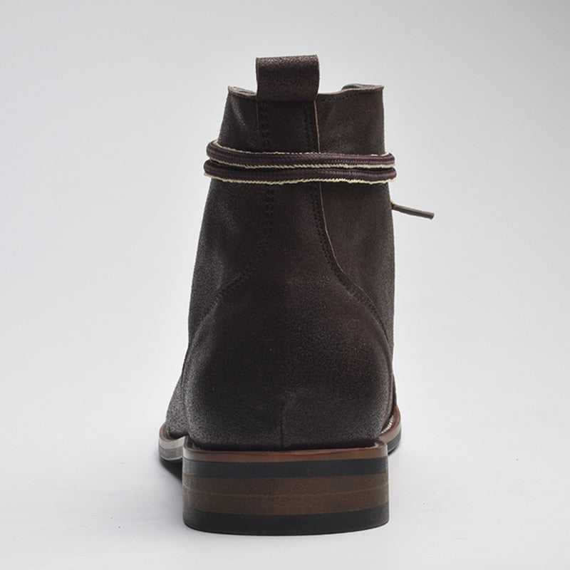 High Top Gorgeous Quality Stylish Mens Cowboy British Ankle Boot With Fur Inside