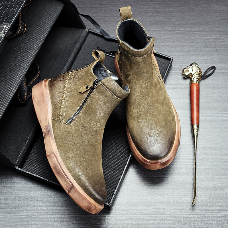 Genuine Leather Cowhid Chelsea Mens New Gorgeous Boot